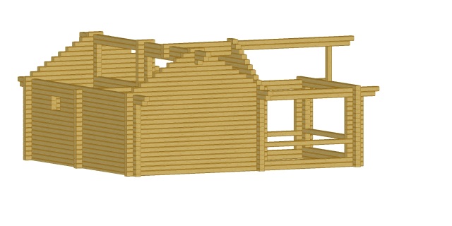Баня 22м3 проф.брус 150-180мм 253т.р
